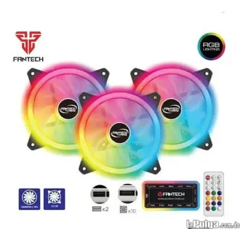 Fan cooler fantech para case fb-301 turbine