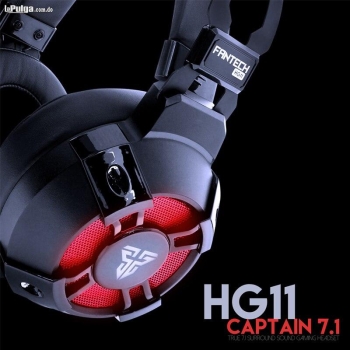 Headset fantech 7.1 hg11 pro negro