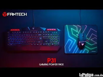 Combo gaming fantech p31 teclado  mouse  mouse pad