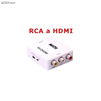 Convertidor rca audio y video a hdmi