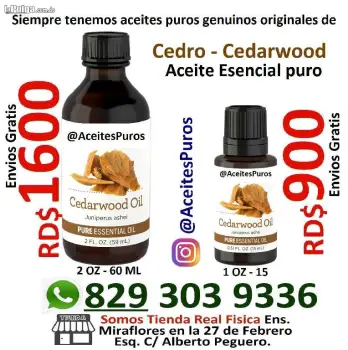 Cedarwood aceite puro original de cedro.