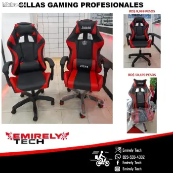 Silla gaming profesional gamers oficina almohada masajeadora