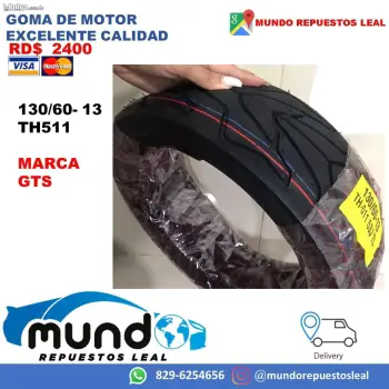 Goma de motor 130 60 aro 13