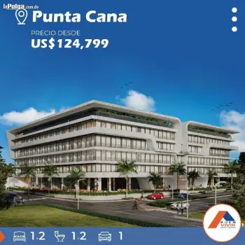 Apartamento en sector punta cana - punta cana 2 habitaciones 1 parqueo