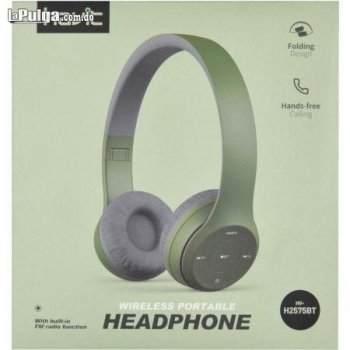 Headphone bluetooth havit mod. h2575bt verde militar