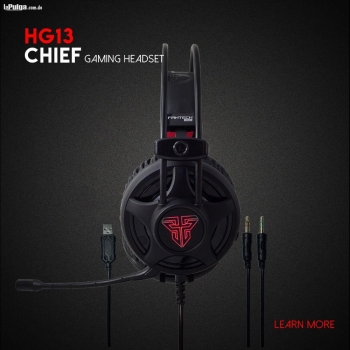 Headset fantech hg13 chief gaming led rojo