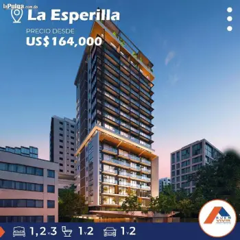 Apartamento en sector dn - la esperilla 1 habitaciones 1 parqueos