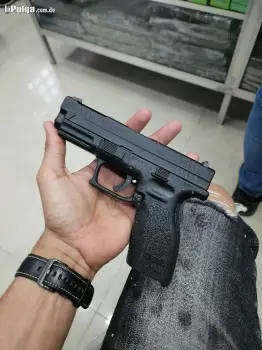 Pistola hs-2000 compensada nueva de belico sin uso tramiste incluidos.