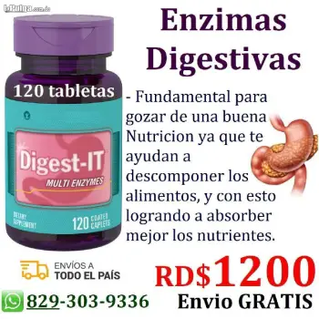 Enzimas digestivas vitaminas suplememtos tienda de vitaminas