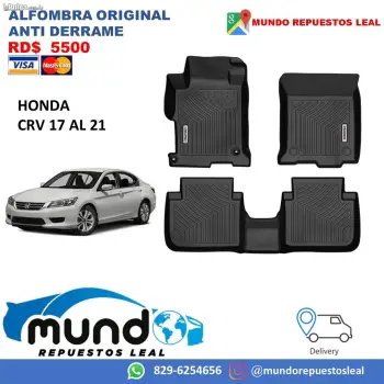 Alfombra original honda accord 2013 al 2017