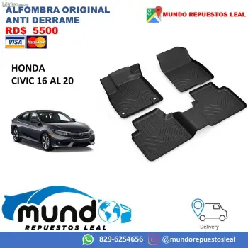 Alfombra original honda civic 16 al 20