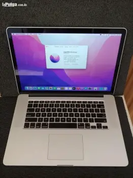 Macbook pro retina 2015 de 15 i7 2.5ghz 16gb mem 500gb ssd 2 video