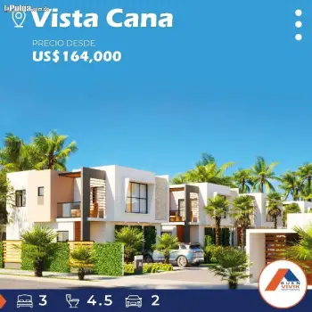 Villa en sector vista cana en punta cana