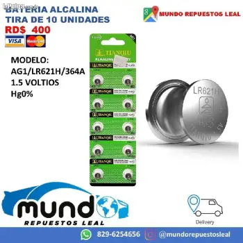 Bateria alcalina lr621h 364a