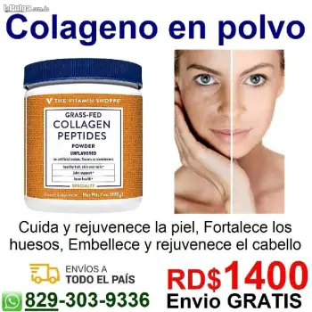 Colágeno en polvo fortalece los huesos embellece y rejuvenece tu  ca