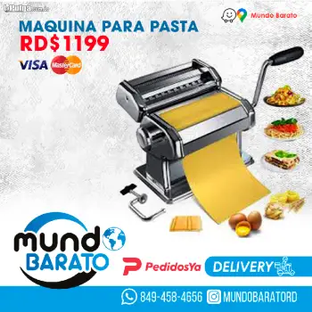 Maquina cortador de pasta de acero inoxidable masa hacer pasta casera