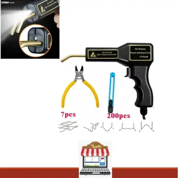 Soldador sellador para plasticos grapadora soldadura reparacion desabo