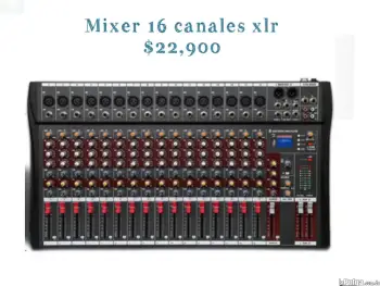 Mixer consola xlr de 16 ch