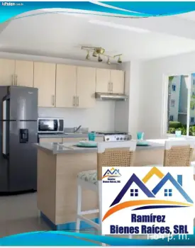 Apartamento en sector bavaro - punta cana 2 habitaciones 1 parqueos