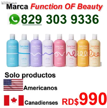 Cosmeticos importados americanos y canadienses para el cabello functio