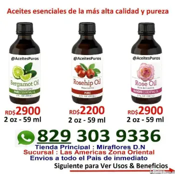 Aceites esenciales de toda clase importados genuinos puros originales