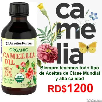 Aceite de camelia puro genuino organico orginal hidratante humectante