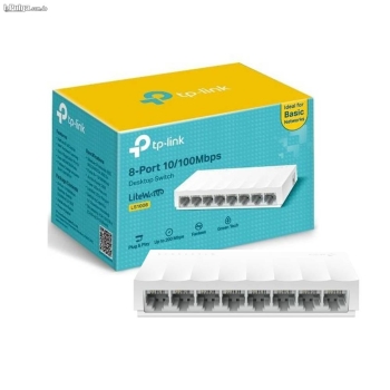 Switch de escritorio tp-link de 8 puertos 10/100mbps ls1008