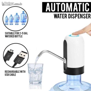 Dispensador de agua recargable extrae agua del botellon de manera aut