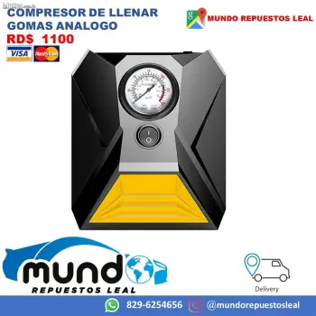 Compresor de aire para llenar gomas