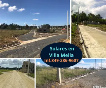 Solares en venta en villa mella santo domingo norte