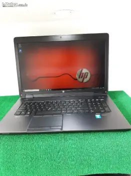 Hp zbook 17 i7 500gb hdd 8gb ram /4ta generacion/ 17.3 pulgada/teclado