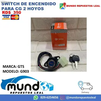 Switch de llave para cg 2 hoyos