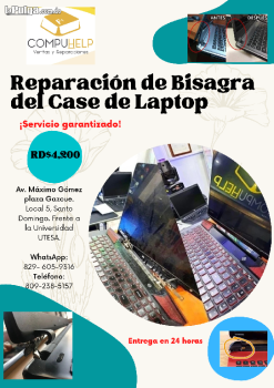 Reparación de bisagra del case de laptop