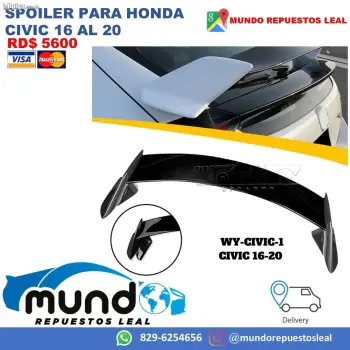 Spoiler racing honda civic 16 al 20