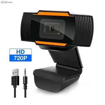 ámara web usb 720p hd con micrófono integrado ideal para reuniones f