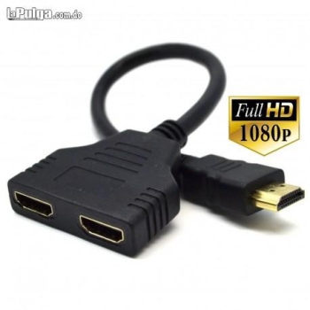 Spliter hdmi 2 en 1 proyecta la misma imagen en 2 pantallas