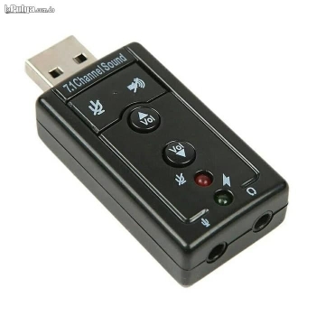 Adaptador usb de sonido - audio para pc 7.1