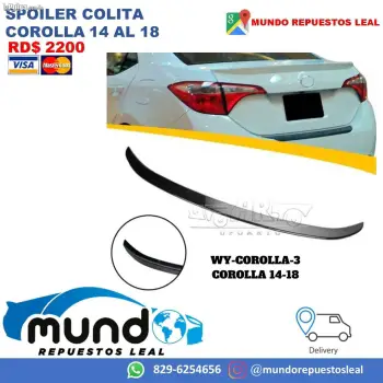 Spoiler corolla 14 al 18