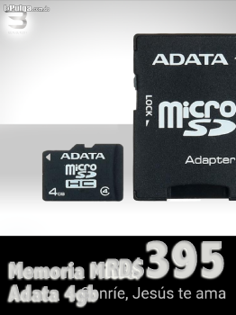 Memoria  micro adata 4gb  betuel tech