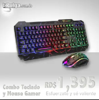 Combo teclado y mouse gamer   betuel tech