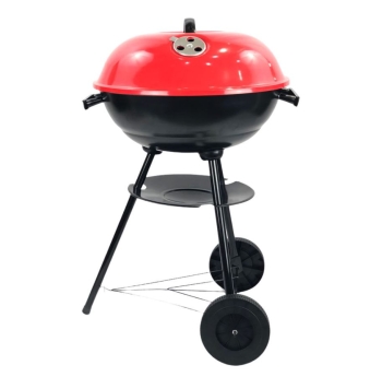 Parrilla bbq de carbon facil de transportr con ruedas