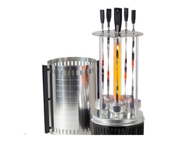 Parrilla electrica de pinchos sw-5 5 tenedor