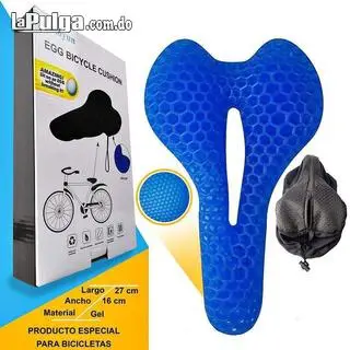 Asiento en gel y espuma ecológicos para bicicleta