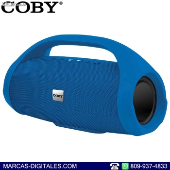 Coby powergrip xl bocinas bluetooth portatil color azul
