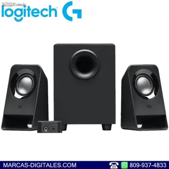 Logitech z313 sistema de bocinas 2.1 50w con subwoofer y control