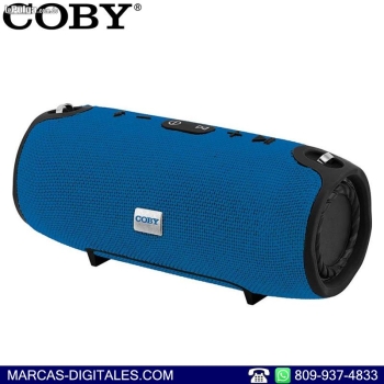 Coby reverb bocinas bluetooth portatil color azul