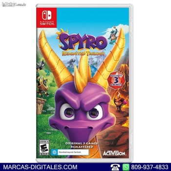 Spyro the reignited trilogy juego para nintendo switch