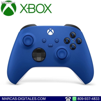 Xbox core control inalambrico color azul shock para xbox y windows