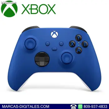 Xbox core control inalambrico color azul shock para xbox y windows