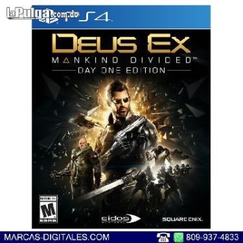 Deux ex mankind divided day one edition juego para playstation ps4 ps5